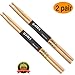Drum Sticks 5A Wood Tip Drumstick (2 Pair Maple)