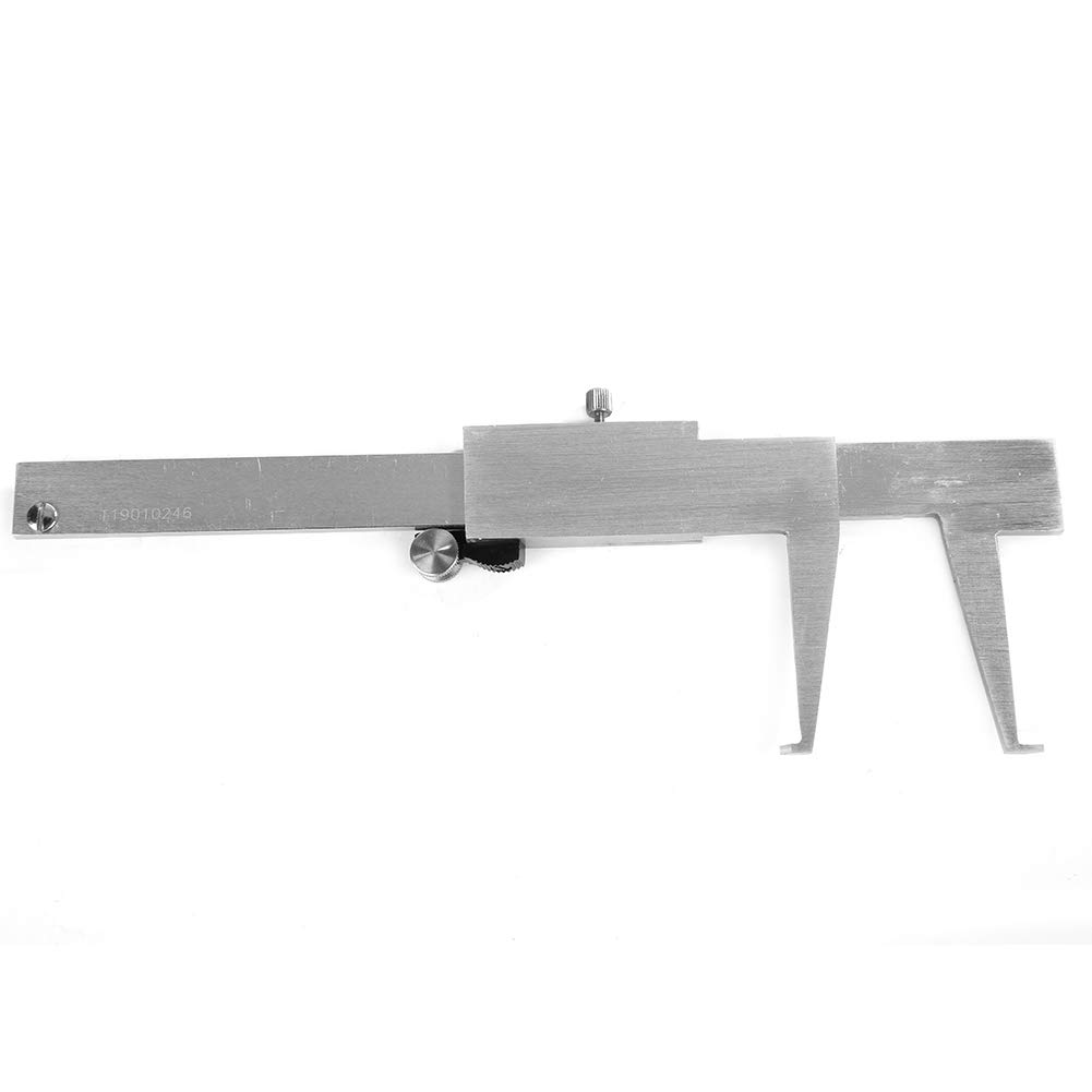 Calibro a corsoio portatile con scanalatura interna, righello calibro 0,150 mm, strumento di misurazione di precisione con scala incisa, struttura in acciaio al carbonio con