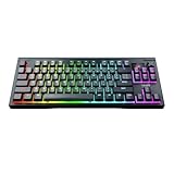 Cherry Xtrfy Mx 8.3 Tkl Wireless Mechanical Gaming Keyboard | Lcd Display & Rotary Knob | Hot Swappable Mx2A Red Switches | Starfall Grey