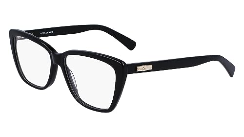 Longchamp LO2705 LO2705 001 black vista Unisex Acetate, Standard, 53