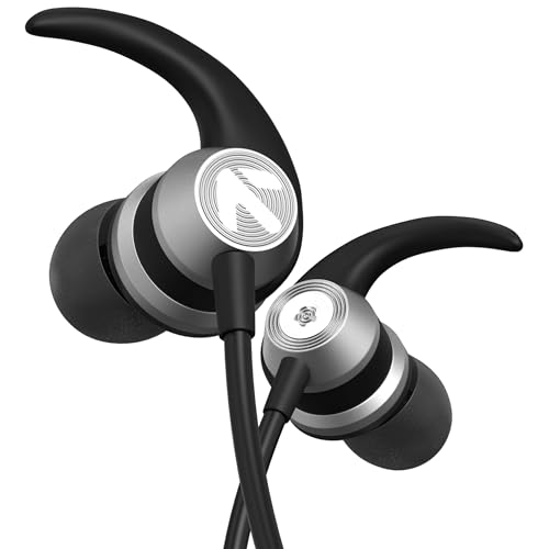 GOBOULT X1 Wired Earphones Type-C Port, 10mm BassDriver, Inline Control, IPX5 Water Resistant, Comfort Fit Earphone Wired Headphone with mic,TypeC Earphone, Voice Assistant (Jet Black)