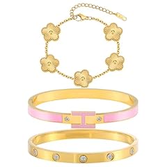 Pink H Bracelet