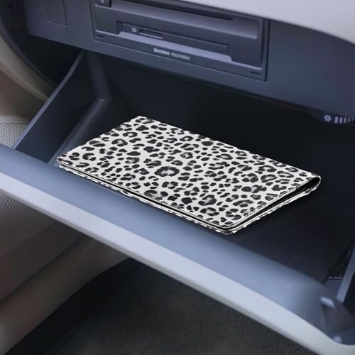 Organizador de auto piel estampado miniatura 6