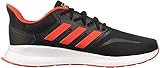 Fabricado en Vietnam Adidas Runfalcon, Zapatillas de Trail Running Hombre, Multicolor (Negbás/Rojact/Negbás 000), 41 1/3 EU