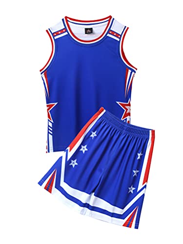 Aislor Set di 2PCS Magliette e Pantaloni da Basket...