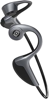 Hemobllo 1Pc Fones De Ouvido Pretos Fones De Ouvido Estéreo Fones De Ouvido Estéreo Condução Óssea Fone De Ouvido Condução Óssea Fone De Ouvido Esportes Preto