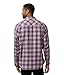 TravisMathew Men's Cloud Flannel Plaid, Elderberry/Total ECL