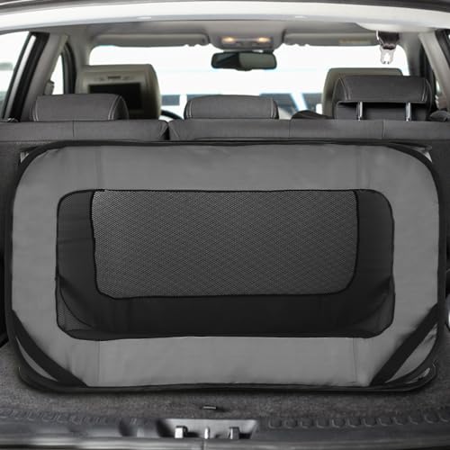 Foribyw Hunde-Reisebox, faltbar, Pop-Up-Hundebox mit Aufbewahrungstasche, 93 x 52 x 52 cm, Reise-Haustiersitz, Hundehütte, tragbar, kleine kiste, Spielzelt, Käfig für kleine und mittelgroße Hunde