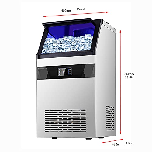 Máquina fabricadora de hielo para mesada GRFIT acero inoxidable miniatura 2