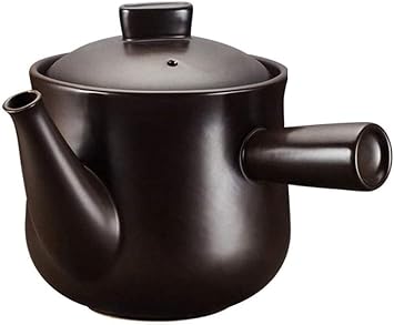 Stovetop Ceramic Cookware Ancient Cookware Traditional Clay Bean Pot Decoction Ceramic Casserole Chinese Medicine Decoction Pot Chinese Medicine Pot 1.8L