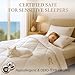 Royal Therapy King Size Comforter – Down Alternative Cooling Duvet Insert, White, Soft & Lightweight for All Seasons