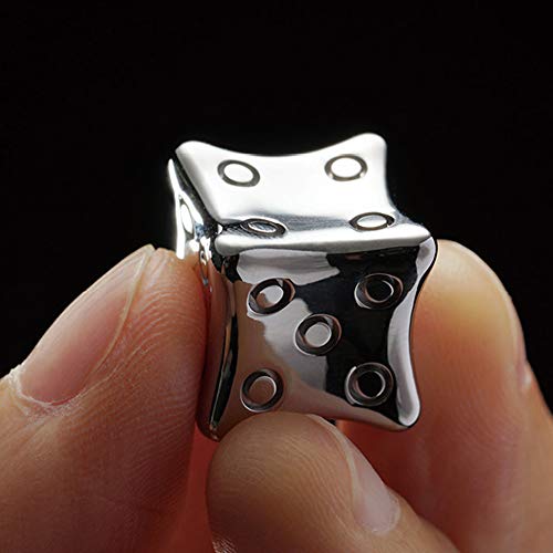 Dados de titânio, Romacci Acessórios para jogos Ultralight Titanium Dice Entertainment
