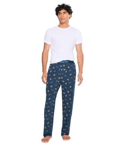 Image of Tommy John Men's Second Skin Pajama Pants - Comfortable Soft Sleep & Lounge Bottoms for Men