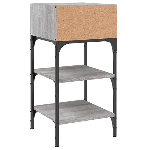 Table d'appoint en bois et fer pour une chambre chaleureuse - 8