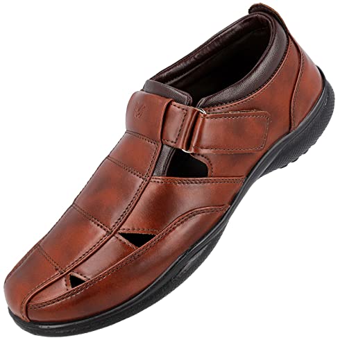 Image of WALKAROO mens Wf6255 Fisherman Sandal