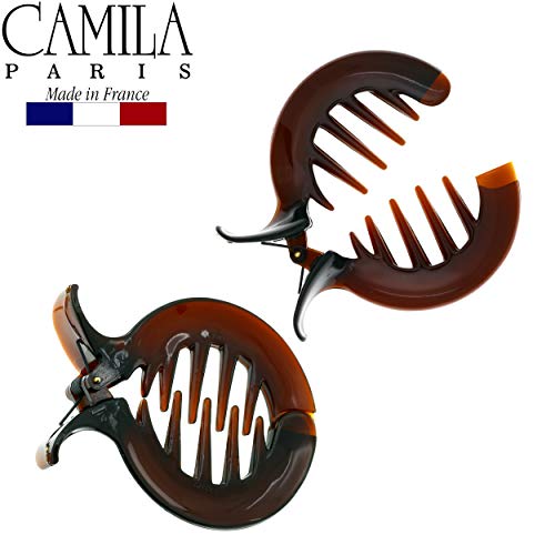 Camila CP1362 French Hair Clip For Women, Girls Round Fish Hair Claw Clips Ponytail Holder Fashion Durable And Styling Hair Accessories thumb #5