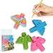 Pencil Grips, Firesara Original Handwriting Correction Finger Exclusive Butterfly Wings Design Assorted Grip Trainer for Righties Kids or Children or Preschoolers or Adults (4PCS)
