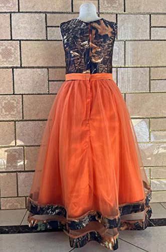 YINGJIABride Camouflage Pageant Party Dresses Wedding Guest Flower Girl Dress Tulle2