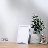 AABY WL22 Daylight Lamp Four Colors LED Light Therapy Lamp UV Free Flicker Free 10000 Lux LED White Bright Light 3-Step Brightness Timer Indicator Compact and Portable Energy Booster (White)