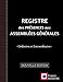 Produktbild Registre des Présences aux Assemblées Générales - Ordinaires et Extraordinaires - NOUVELLE EDITION: Grand Format - 101 pages - couverture noire style renfort cuir
