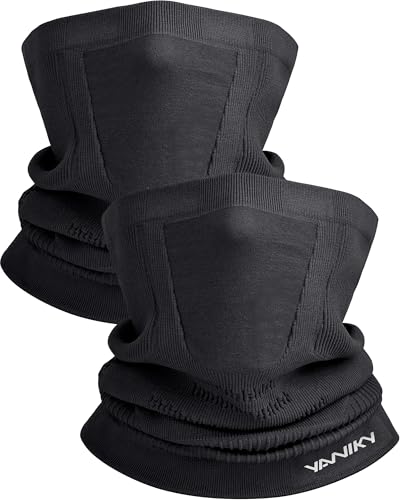 YANIKY Winter Neck Gaiter Warmer Half Face Mask for Cold Weather, Breathable Scarf Fleece Balaclava Ski Mask