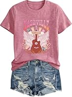 Material & Size: S=US(4-6), M=US(8-10), L=US(12-14), XL=US(16), XXL=US(18-20). This country music t-shirt is made from soft 60% Polyester, 35% Cotton, 5% Spandex, the fabric is soft and lightweight. It is very comfy and stretchy to wear Features: Wes...