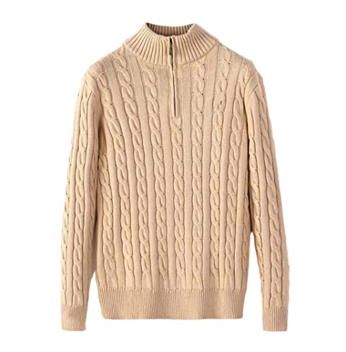 Pull manteau homme épais en tricot chaud Haitpant avec fermeture éclair