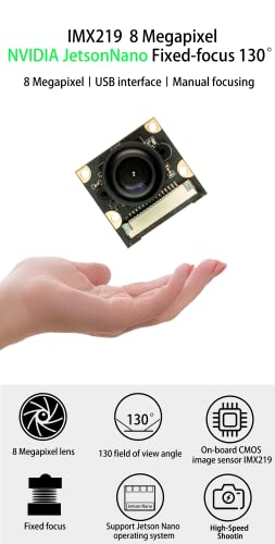 SEENGREAT IMX219 8MP Camera for Jetson Nano Adopts IMX219 Sensor 8 Megapixels Fixed-Focus 130°FOV 3296 x 2512 Maximum Resolution Lens Shading Compensation Function 15P-1.0 MIPI Interface - Image 2