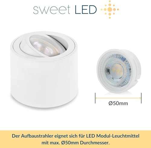 Sweet Led Faretto da incasso dimmerabile, bianco