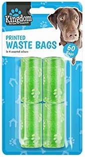 Deluxe Printed Pet Dog Cat Poo Disposal Waste Bags Scoop Doggy Poop Bag - Pack of 60 Bags UK by Lizzy®, Pink, 1 count (Pack of 60) - Image 5