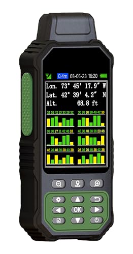 ZL190PLUS Land Surveying Equipment, Rugged Handheld GPS for Surveying with 3.2 Inch Color Screen, Multi-GNSS Support, 7 Measuring Method for Slope Distance Area Measurement,Save Coordinates Points