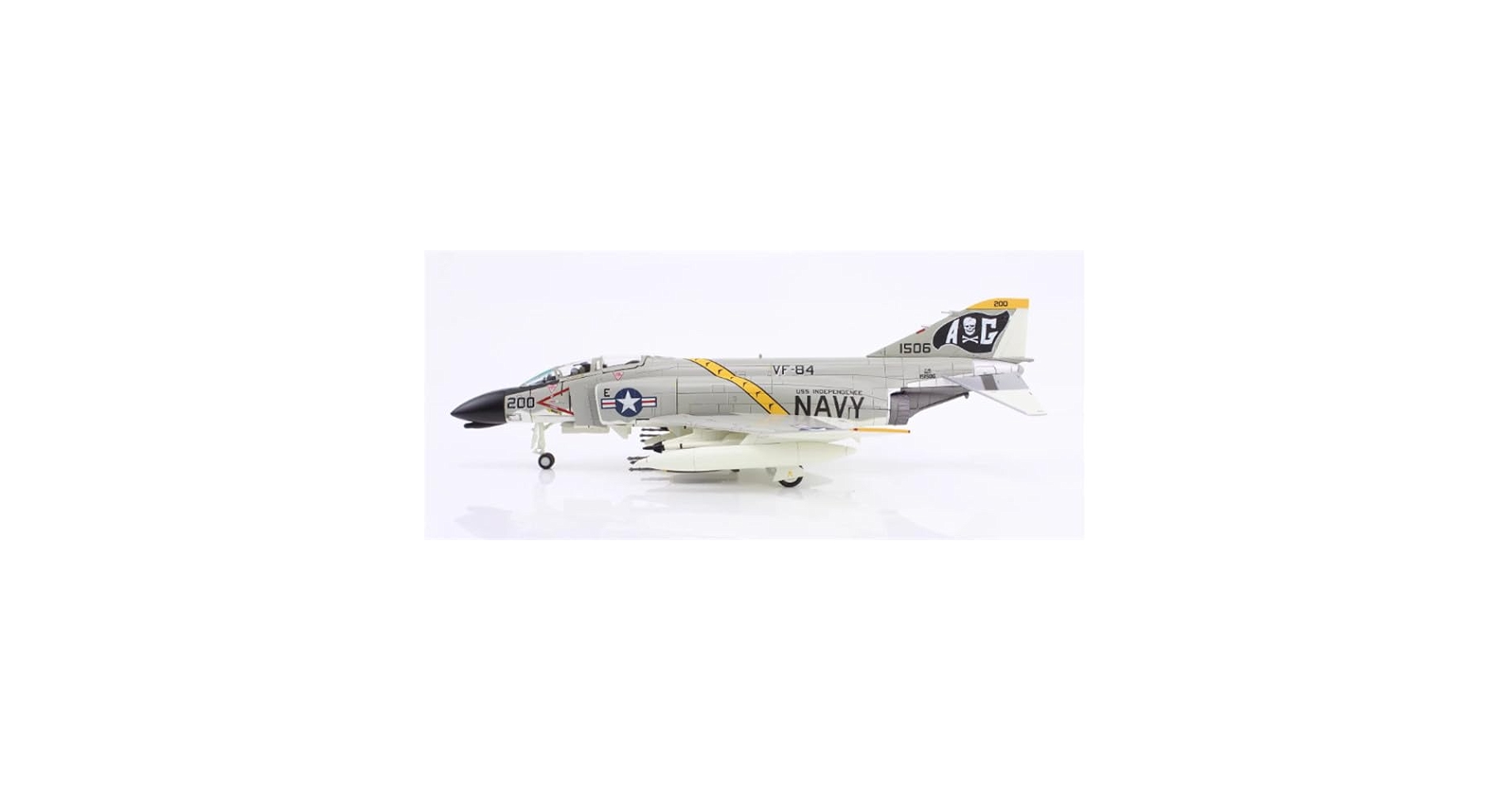 F④ ホビーマスター 1/72 F-4N PhantomⅡ ジョリーロジャース Hobby Master F-4N Phantom II 1/72 Die Cast Model die-cast