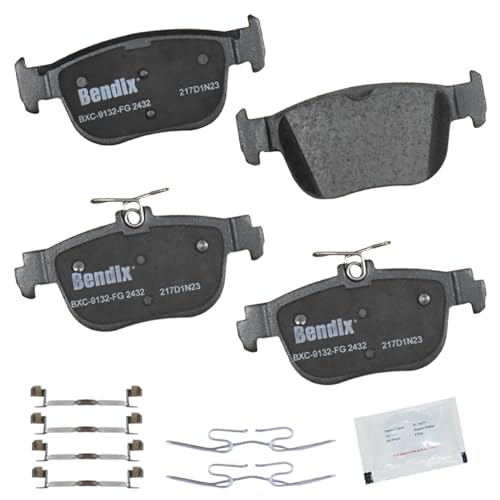 Image of Bendix Priority1 CFC2432 Ceramic Rear Brake Pads for Audi A3 2023-2022, A3 Quattro 2023-2022