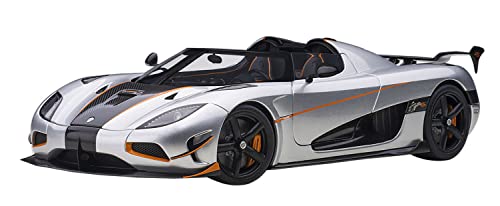 Prodotto di alta qualità AUTOart - Auto in miniatura da collezione, 79024, Moon Silver/Carbon Black/Orange Accents