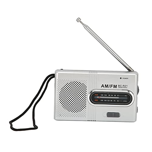 AM FM Pocket Radio,Portable Radio Battery Operated,Portable Pocket Transistor Receiver with Earphone Jack for Home Outdoor