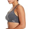 PUMA Women Sports Bra, 3-Pack (Black/White/Grey, Large)
