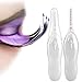 Best Heated Eyelash Curler Mini Cute Hot Electric Eyelash Curler Brush Portable Makeup Eye Lashes Curling Tool Enhancer Pen With Comb Design Rechargeable