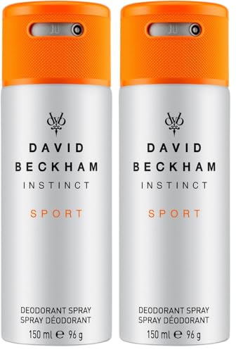 Image of David Beckham Instinct Sport Deodorant Spray for Men - 150ml (Pack of 2)