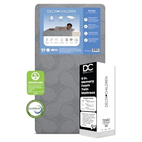 Delta Children Snooze Twin Mattress Cover