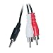 CableWholesale Jason 3.5mm 50-Feet Stereo Male to Two RCA Male Cable (2RCA-STE-50)