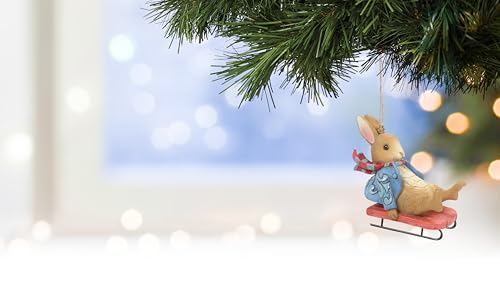 Statuette Beatrix Potter by Jim Shore Peter Sledding premium - 3