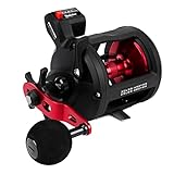 KastKing ReKon Line Counter Trolling Fishing Reel, Round Baitcasting Reels, Left Handed, Size 30