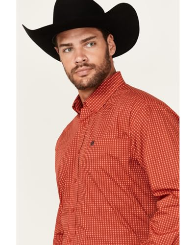 Cinch Western Shirt Mens L/S Dollar Sign Print Button MTW11058012