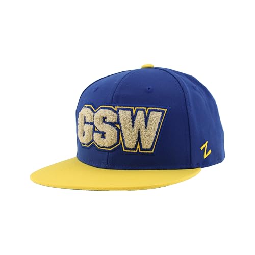 Golden State Warriors NBA Officially Licensed Adjustable Snapback Hat Flat Bill Z11 Retro Chenille