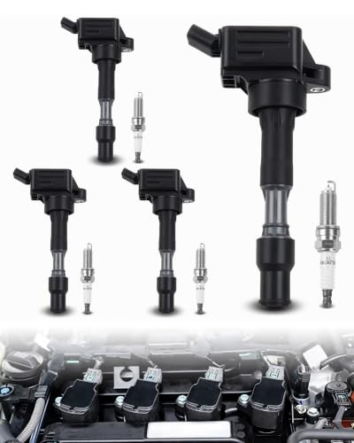 UF816 Ignition Coil & Double Iridium Spark Plug for Elantra Forte