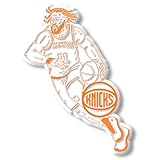 Jalen Brunson 3D Molded Rubber Magnet, New York Knicks by Classic Magnets, 3.6" x 2.6", Collectible NBA Souvenirs and Gifts Made in The USA