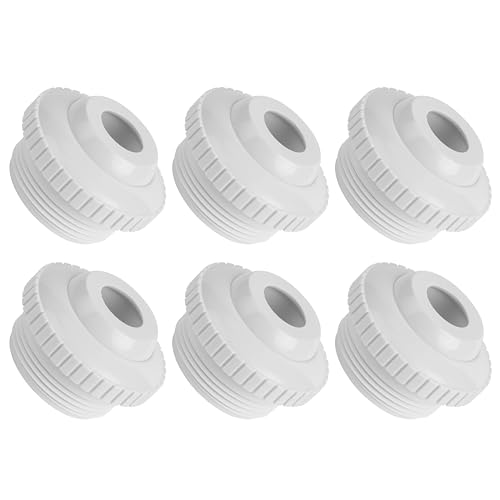 BlueStars Upgraded SP1419C Pool Spa Directional Flow Hydrostream Return Jet Compatible with 1-1/2-Inch MIP Thread Replacement Part - Replaces Hayward SP1419C - Pack of 6