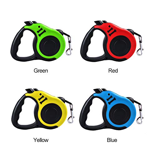 Festnight 3000 MM / 5000 MM trela do cão retrátil automática flexível cão filhote de cachorro gato c