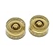Dopro 2pcs USA(Imperial) LP Guitar Speed Dial Knobs 24 Fine Splines Control Knobs for Gibson Les Paul/CTS Pots Gold