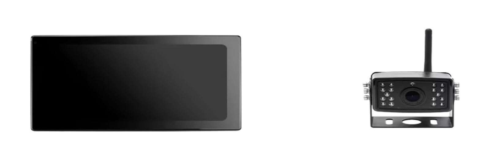 Cámara Visión Trasera Monitor DVR Inalámbrico Digital AHD 10 Pulgadas Pantalla Táctil Punto Ciego 4 Canales Cámara de Respaldo(Add 1 Camera,No SD Card)